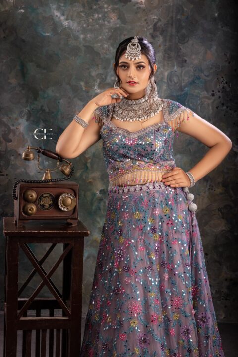 Vaanya Aggarwal in bridal wear photoshoot stills