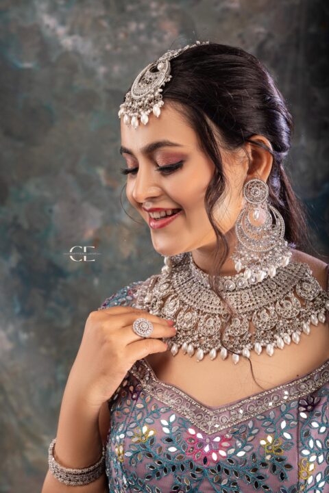 Vaanya Aggarwal in bridal wear photoshoot stills