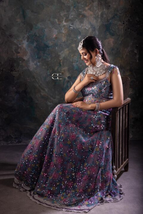 Vaanya Aggarwal in bridal wear photoshoot stills