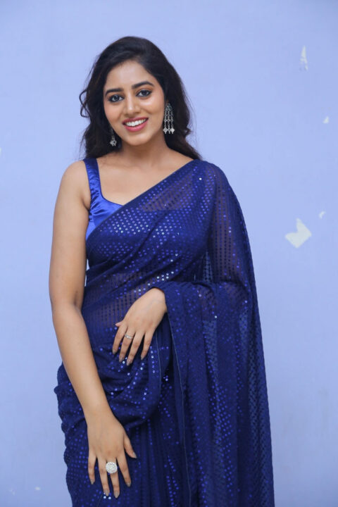 Vibhisha Jaanu stills at Rudramkota movie press release