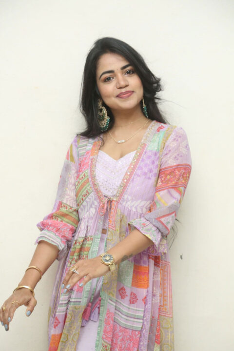 Bhavya Sri at Bagundi Movie Pre Release Event