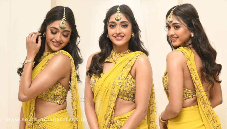 Gayatri Bhardwaj photos at Tiger Nageswara Rao Pre Release