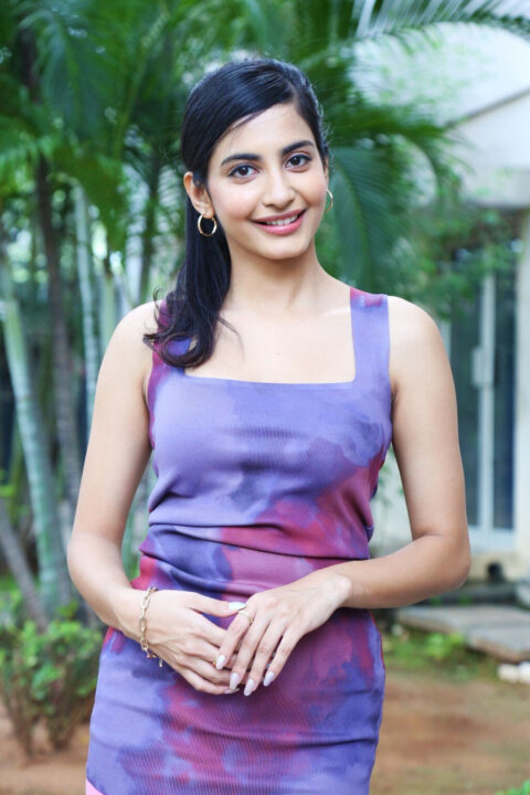 Pragati Srivastava at Pedha Kapu 1 movie success meet