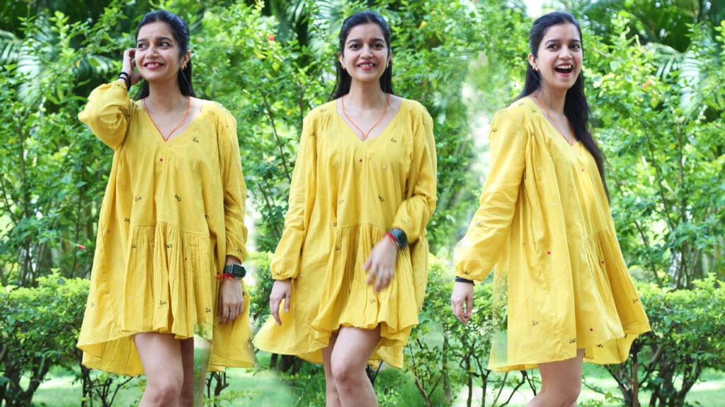 Swathi Reddy stills at Month of Madhu success meet