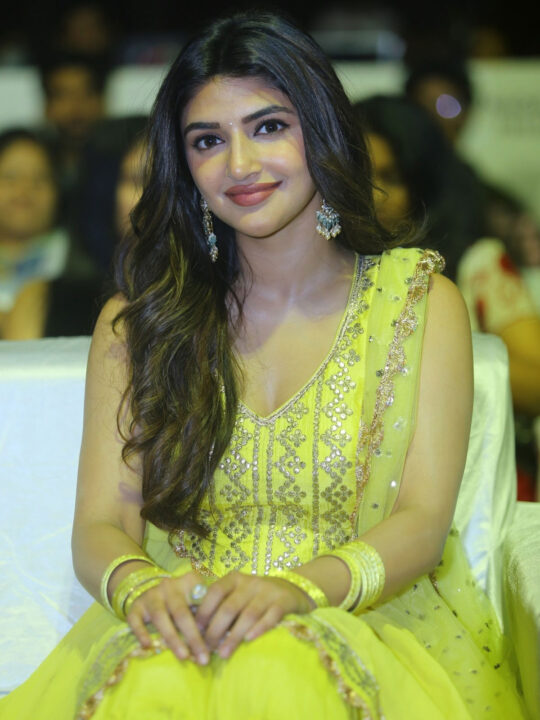 Sreeleela stills MAD movie Pre Release Event