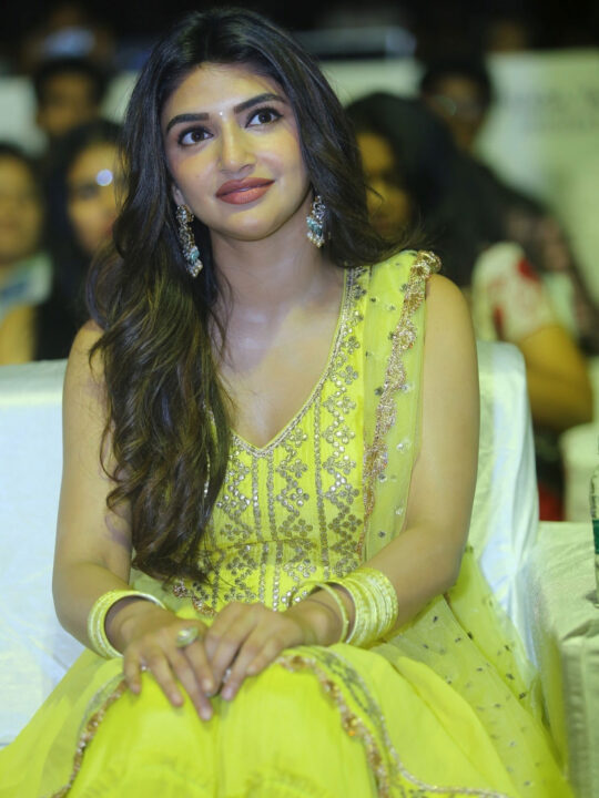 Sreeleela stills MAD movie Pre Release Event