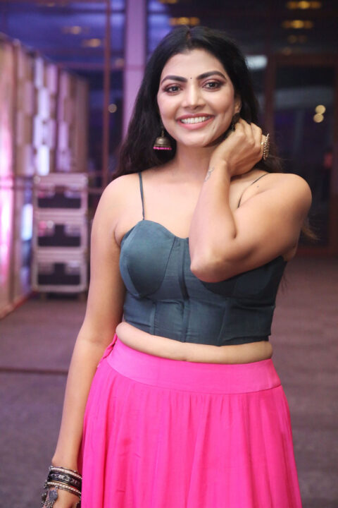 Lahari Shari sizzles at Spark movie pre release event