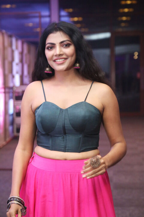 Lahari Shari sizzles at Spark movie pre release event