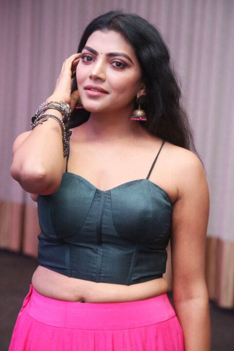 Lahari Shari sizzles at Spark movie pre release event