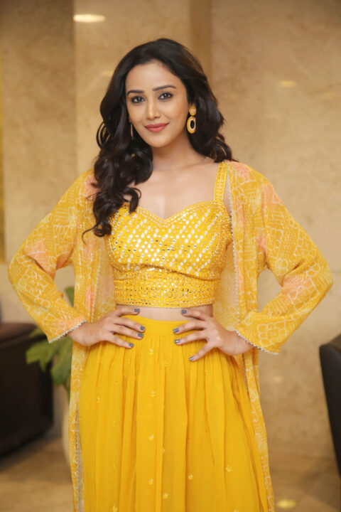 Simran Gupta at Anveshi movie pre release event