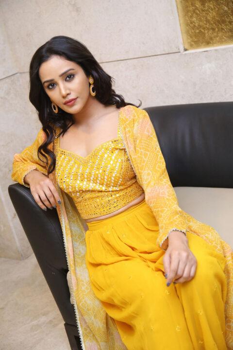 Simran Gupta at Anveshi movie pre release event