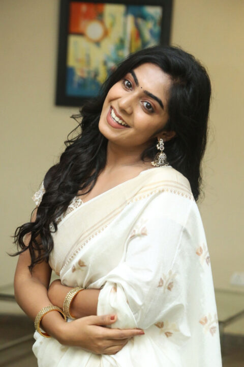 Meghalekha Kacharla at Bootcut Balaraju pre release