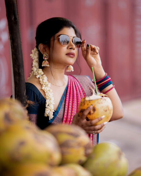 A Visual Journey: Gayathri Shan’s Captivating Photoshoots