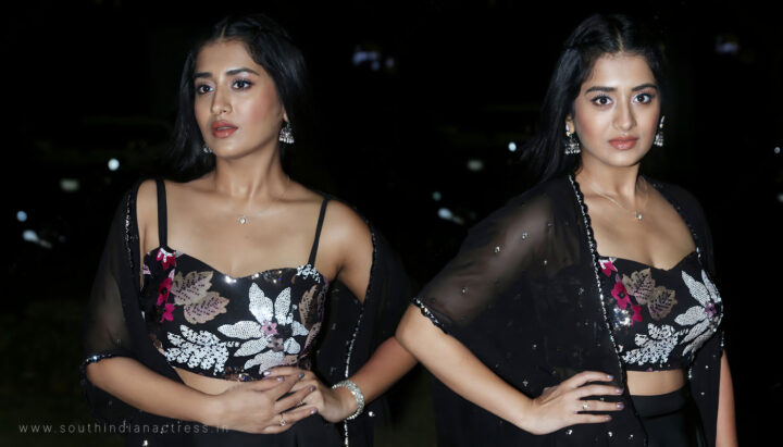 Rashi Singh’s Dazzling Debut in Black: Butaddam Bhasker Narayana Pre-release Elegance