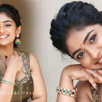 Bhoomi Shetty at Sharathulu Varthisthai trailer launch