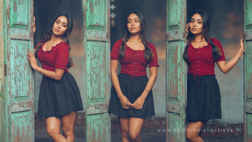 Priya Deivanayakam Dazzles in Short Skirt Photoshoot