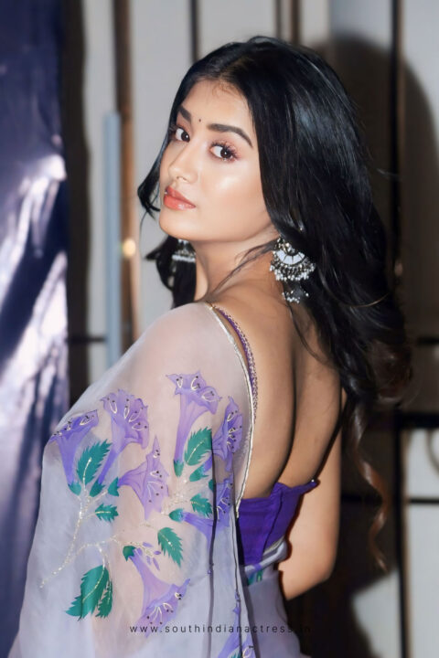 Rashi Singh hot stills in transparent saree