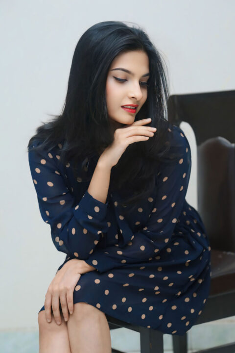 Archisha Sinha hot stills in short dress