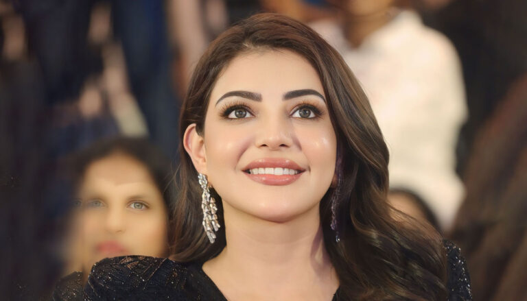 Kajal Aggarwal stills at Satyabhama movie trailer launch