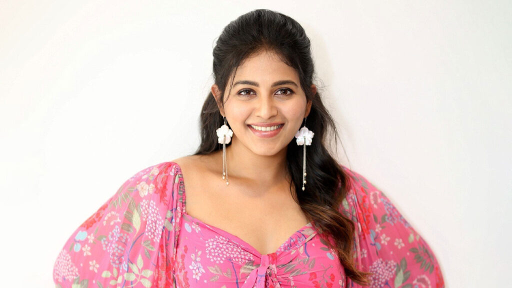 Anjali stills at Gangs of Godavari movie interview