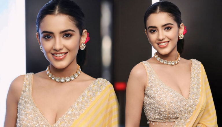 Malvika Sharma at Harom Hara movie trailer launch