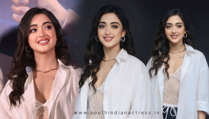 Gayatri Bhardwaj in Sizzling White Shirt at Buddy trailer launch