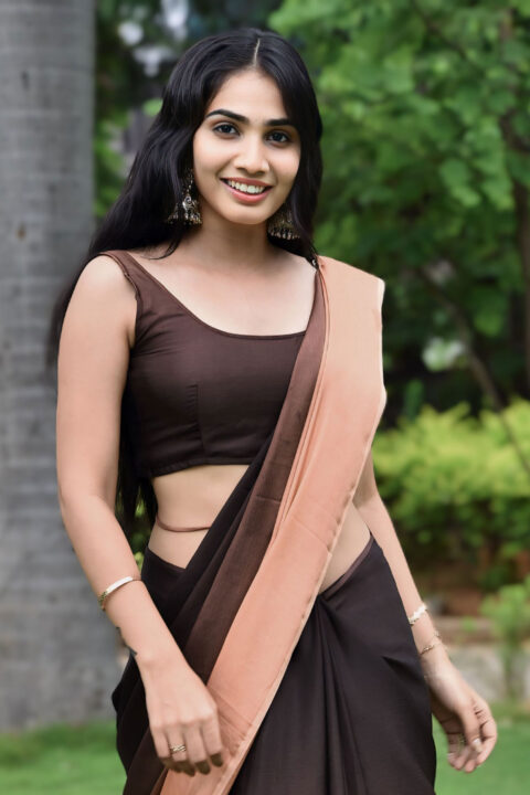 Shagnasri Venun in Traditional Saree at Event