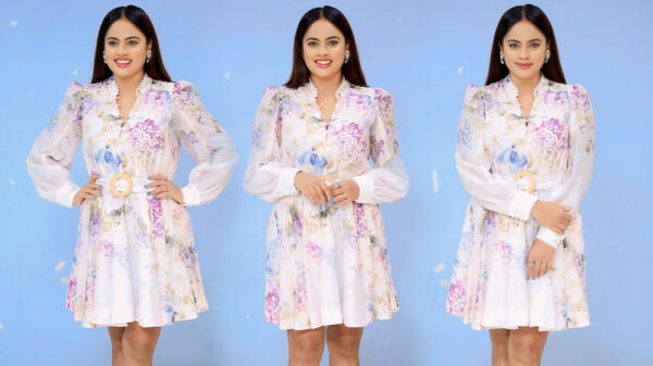 Nandita Swetha Shines in Floral Dress