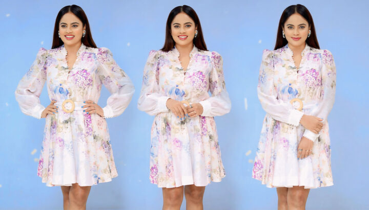 Nandita Swetha Shines in Floral Dress