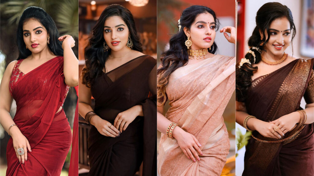 Best of Malavika Menon in saree photos