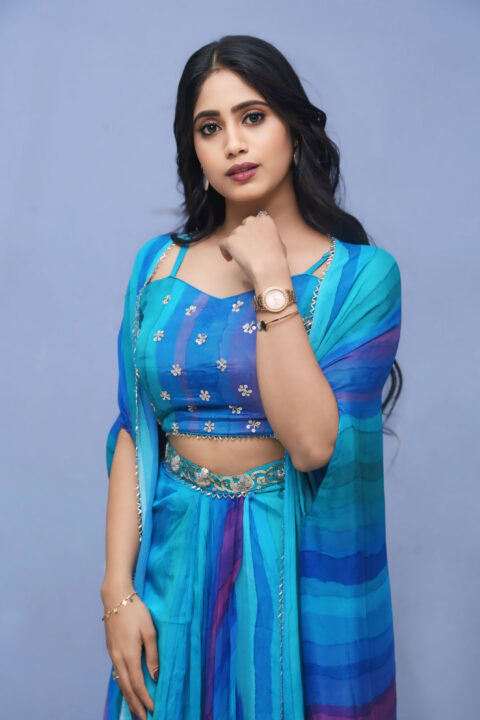 Yashaswini Srinivas in Stunning Lehenga Stills