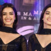 Bhagyashri Borse Shines in Black Anarkali at Mr. Bachchan Trailer Launch