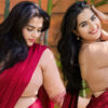 Kavya Kalyanram Stuns in Half Saree