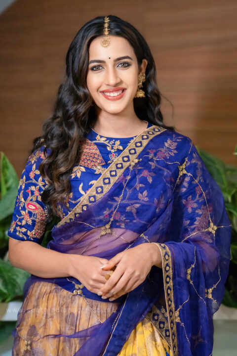 Niharika Konidela Shines in Lehenga at Committee Kurrollu Pre-Release