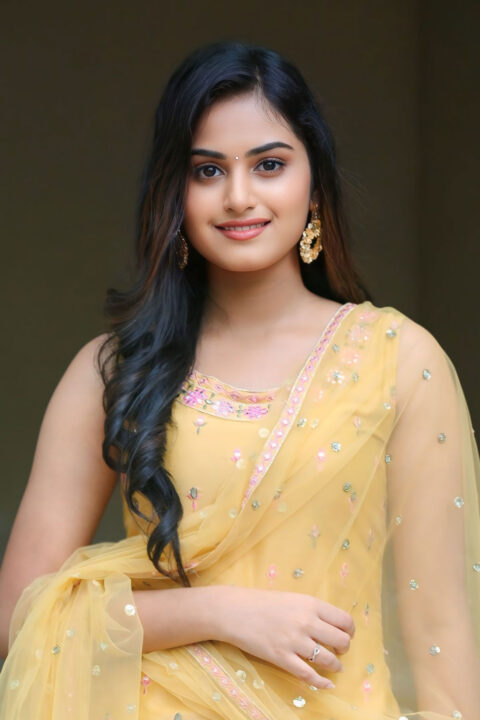 Vaishnavi Krishnamurthy’s Stunning Look at Manmayi Press Meet