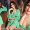 Sneha Malviya in Light Green Dress at Average Student Nani Interview