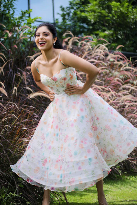 Bhavana Rao Elegant Photoshoot in Floral Dress