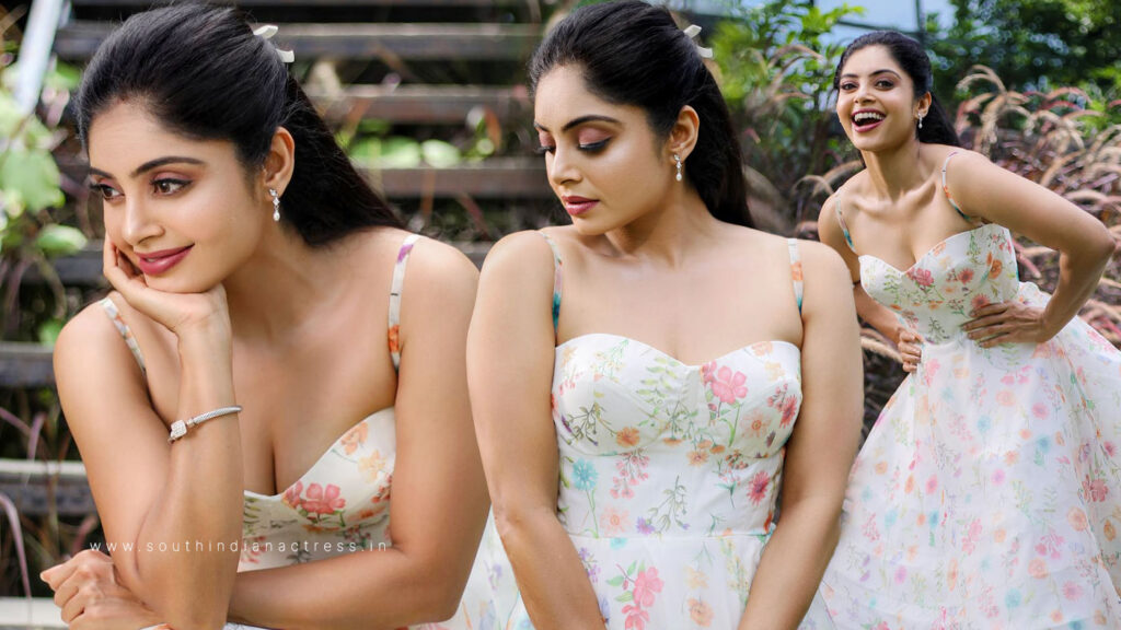 Bhavana Rao looks like a barbie in floral dress