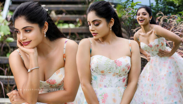 Bhavana Rao Radiates Elegance in Floral Midi Dress