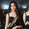 Krithi Shetty Stuns in Black Georgette Saree at ARM Event