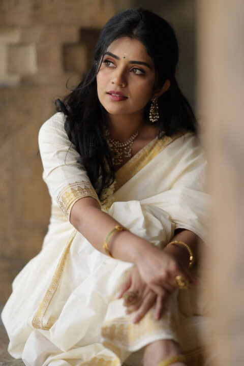 Megha Shetty Traditional Kerala Saree Look is Simply Breathtaking