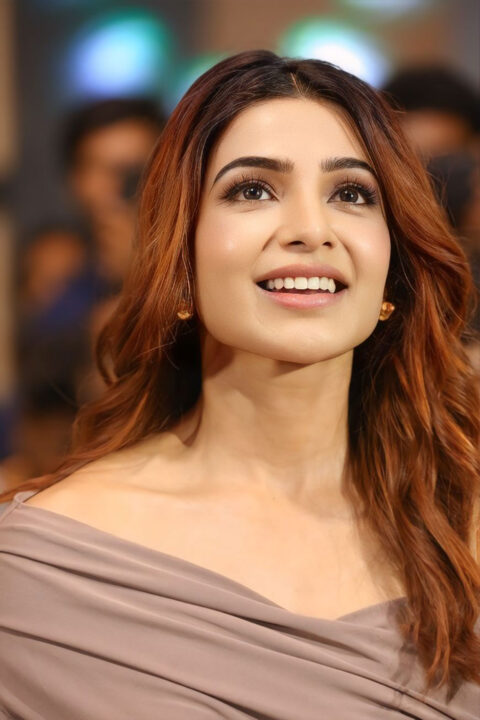 Samantha Ruth Prabhu in Elegant Wrap Dress at Jigra Event