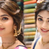 Sreeleela Charms in Floral Saree at MAANGALYA Shopping Mall Event