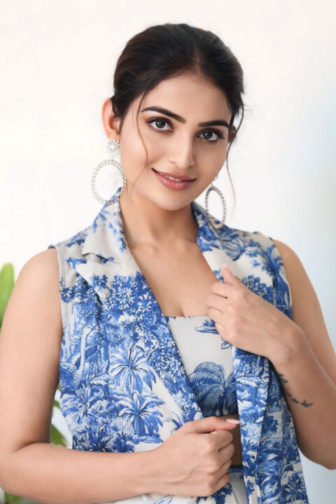 Ananya Nagalla Stuns in Stylish Co-ords Set at Pottel Movie Interview