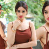 Sony Charishta Steals the Show in Maroon at Iddaru Event