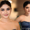 Vaibhavi Shandilya Sizzles in Off-Shoulder Denim Gown at Martin Pre-release