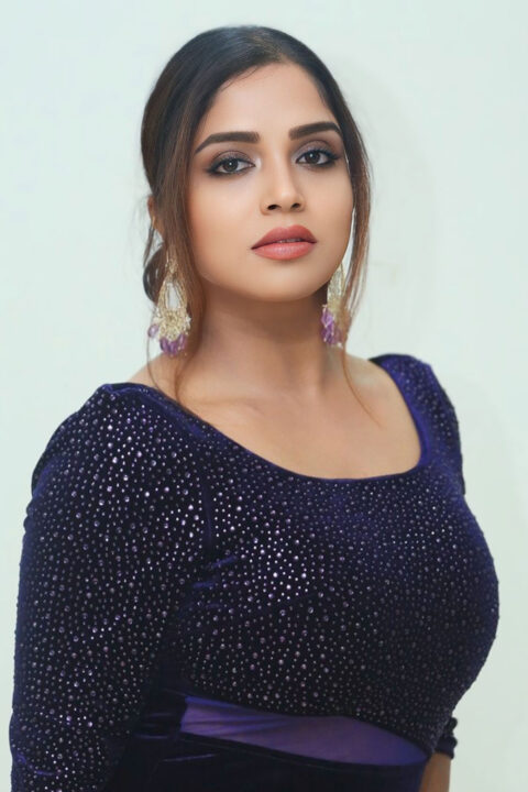 Karunya Chowdary at Erra Cheera Song Launch in Stunning Bodycon Dress