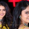 Manasa Varanasi Glows in saree at Devaki Nandana Vasudeva Trailer Launch