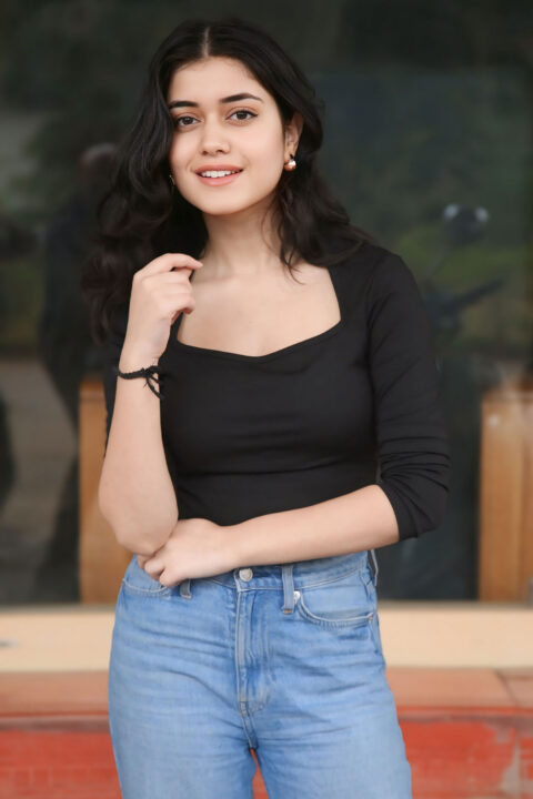 Aishwarya Sharma in Casual Chic Look at Drinker Sai Press Meet