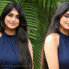 Aishwarya Ullas Rocks Navy Blue Mini Dress at Dear Krishna Press Meet